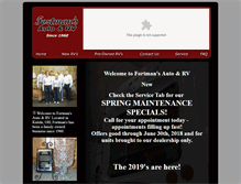 Tablet Screenshot of fortmanrv.com